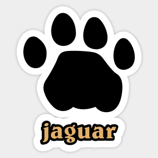 Jaguar Track Sticker